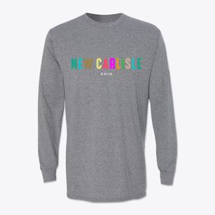 New Carlisle Ohio Color Pop Classic Long Sleeve T-Shirt
