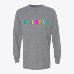 Carlinville Illinois Color Pop Classic Long Sleeve T-Shirt