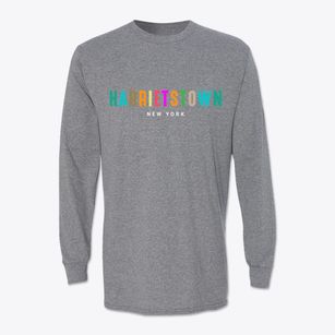 Harrietstown New York Color Pop Classic Long Sleeve T-Shirt