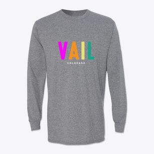 Vail Colorado Color Pop Classic Long Sleeve T-Shirt