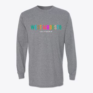West Modesto California Color Pop Classic Long Sleeve T-Shirt
