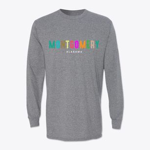 Montgomery Alabama Color Pop Classic Long Sleeve T-Shirt