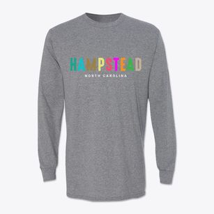 Hampstead North Carolina Color Pop Classic Long Sleeve T-Shirt