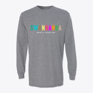 Swannanoa North Carolina Color Pop Classic Long Sleeve T-Shirt