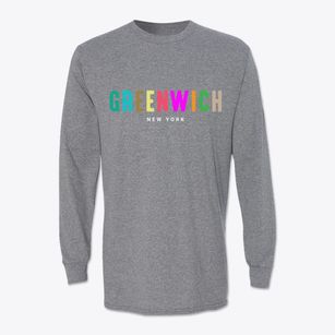 Greenwich New York Color Pop Classic Long Sleeve T-Shirt