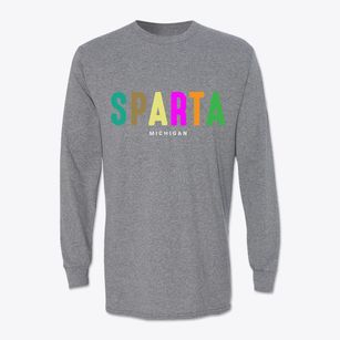 Sparta Michigan Color Pop Classic Long Sleeve T-Shirt