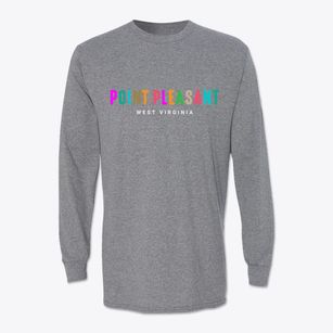 Point Pleasant West Virginia Color Pop Classic Long Sleeve T-Shirt