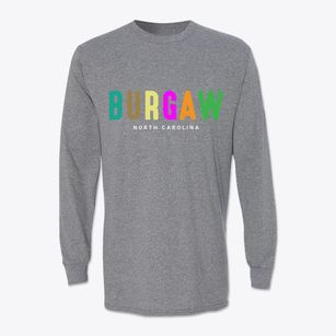 Burgaw North Carolina Color Pop Classic Long Sleeve T-Shirt