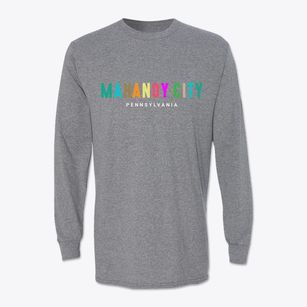 Mahanoy City Pennsylvania Color Pop Classic Long Sleeve T-Shirt