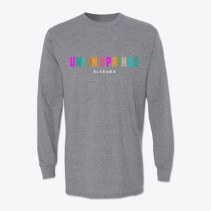 Union Springs Alabama Color Pop Classic Long Sleeve T-Shirt