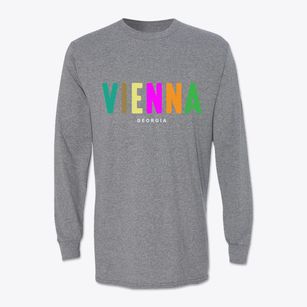 Vienna Georgia Color Pop Classic Long Sleeve T-Shirt