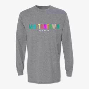 Muttontown New York Color Pop Classic Long Sleeve T-Shirt