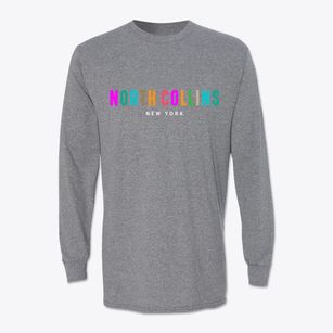 North Collins New York Color Pop Classic Long Sleeve T-Shirt