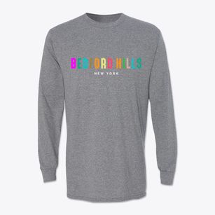 Bedford Hills New York Color Pop Classic Long Sleeve T-Shirt