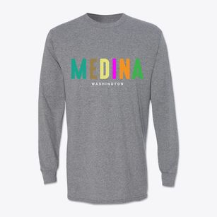 Medina Washington Color Pop Classic Long Sleeve T-Shirt