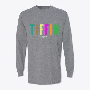 Tiffin Iowa Color Pop Classic Long Sleeve T-Shirt