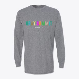 Gray Summit Missouri Color Pop Classic Long Sleeve T-Shirt