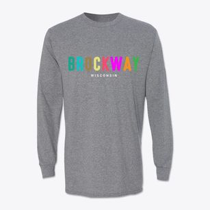 Brockway Wisconsin Color Pop Classic Long Sleeve T-Shirt