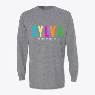 Sylva North Carolina Color Pop Classic Long Sleeve T-Shirt