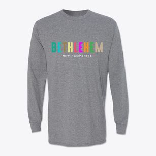 Bethlehem New Hampshire Color Pop Classic Long Sleeve T-Shirt