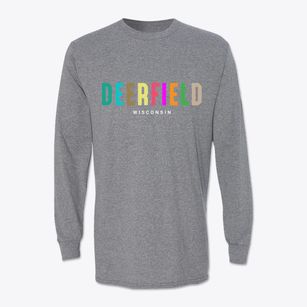 Deerfield Wisconsin Color Pop Classic Long Sleeve T-Shirt