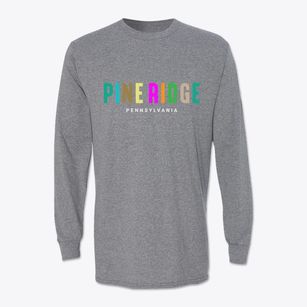 Pine Ridge Pennsylvania Color Pop Classic Long Sleeve T-Shirt