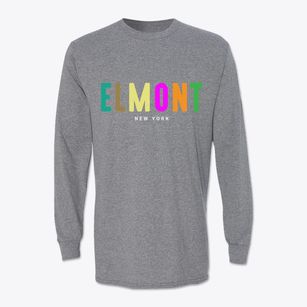 Elmont New York Color Pop Classic Long Sleeve T-Shirt