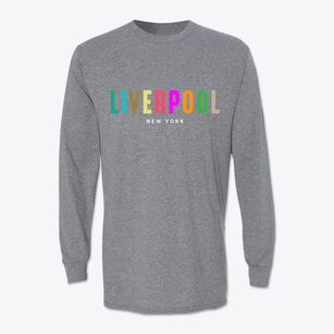 Liverpool New York Color Pop Classic Long Sleeve T-Shirt