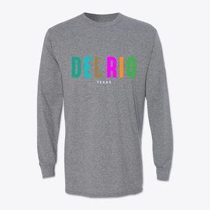 Del Rio Texas Color Pop Classic Long Sleeve T-Shirt