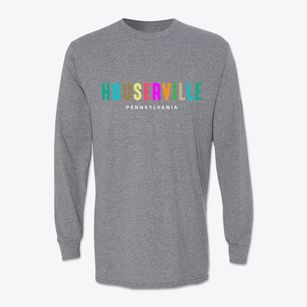 Houserville Pennsylvania Color Pop Classic Long Sleeve T-Shirt