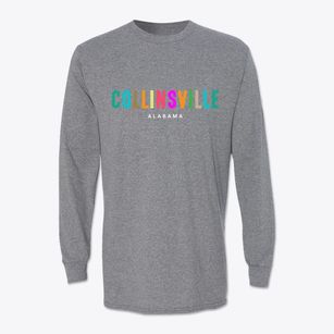 Collinsville Alabama Color Pop Classic Long Sleeve T-Shirt