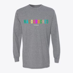 Nacogdoches Texas Color Pop Classic Long Sleeve T-Shirt