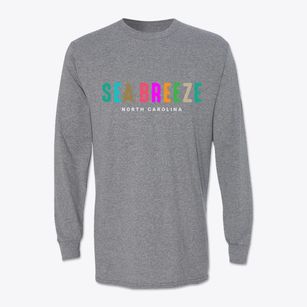 Sea Breeze North Carolina Color Pop Classic Long Sleeve T-Shirt