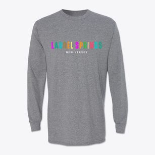 Laurel Springs New Jersey Color Pop Classic Long Sleeve T-Shirt