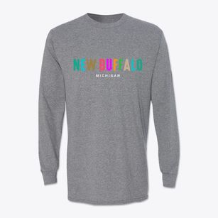 New Buffalo Michigan Color Pop Classic Long Sleeve T-Shirt