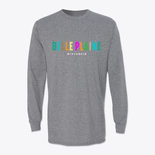 Belle Plaine Wisconsin Color Pop Classic Long Sleeve T-Shirt