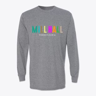 Mill Hall Pennsylvania Color Pop Classic Long Sleeve T-Shirt