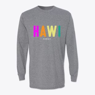 Hawi Hawaii Color Pop Classic Long Sleeve T-Shirt