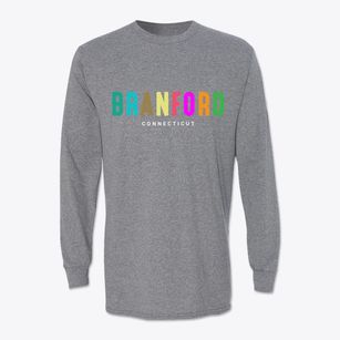 Branford Connecticut Color Pop Classic Long Sleeve T-Shirt