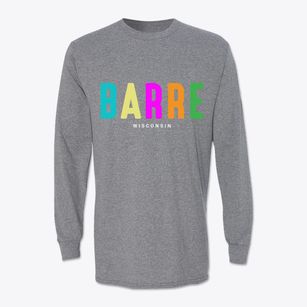 Barre Wisconsin Color Pop Classic Long Sleeve T-Shirt