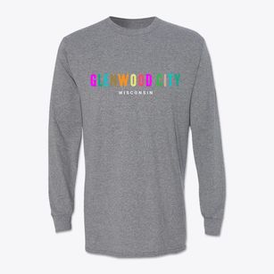 Glenwood City Wisconsin Color Pop Classic Long Sleeve T-Shirt