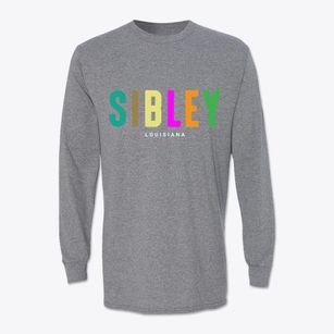 Sibley Louisiana Color Pop Classic Long Sleeve T-Shirt