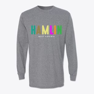 Hamlin West Virginia Color Pop Classic Long Sleeve T-Shirt