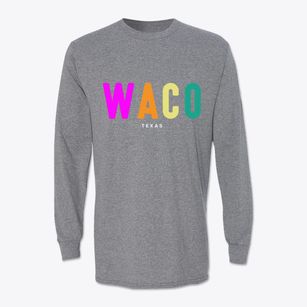 Waco Texas Color Pop Classic Long Sleeve T-Shirt