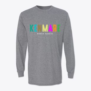 Kenmare North Dakota Color Pop Classic Long Sleeve T-Shirt