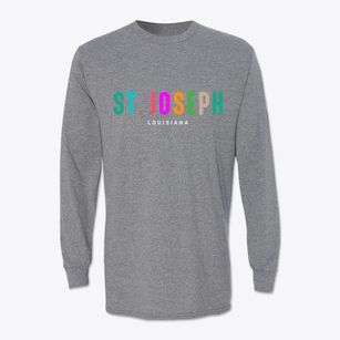St. Joseph Louisiana Color Pop Classic Long Sleeve T-Shirt