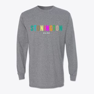 Stonington Maine Color Pop Classic Long Sleeve T-Shirt