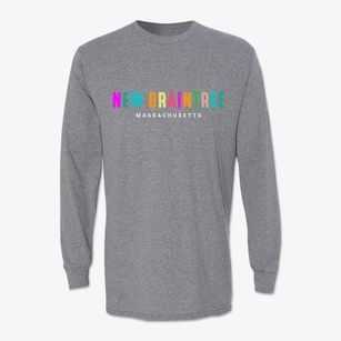 New Braintree Massachusetts Color Pop Classic Long Sleeve T-Shirt