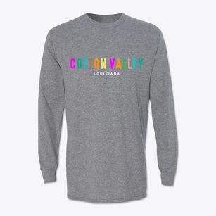 Cotton Valley Louisiana Color Pop Classic Long Sleeve T-Shirt