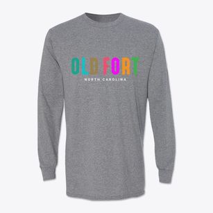Old Fort North Carolina Color Pop Classic Long Sleeve T-Shirt